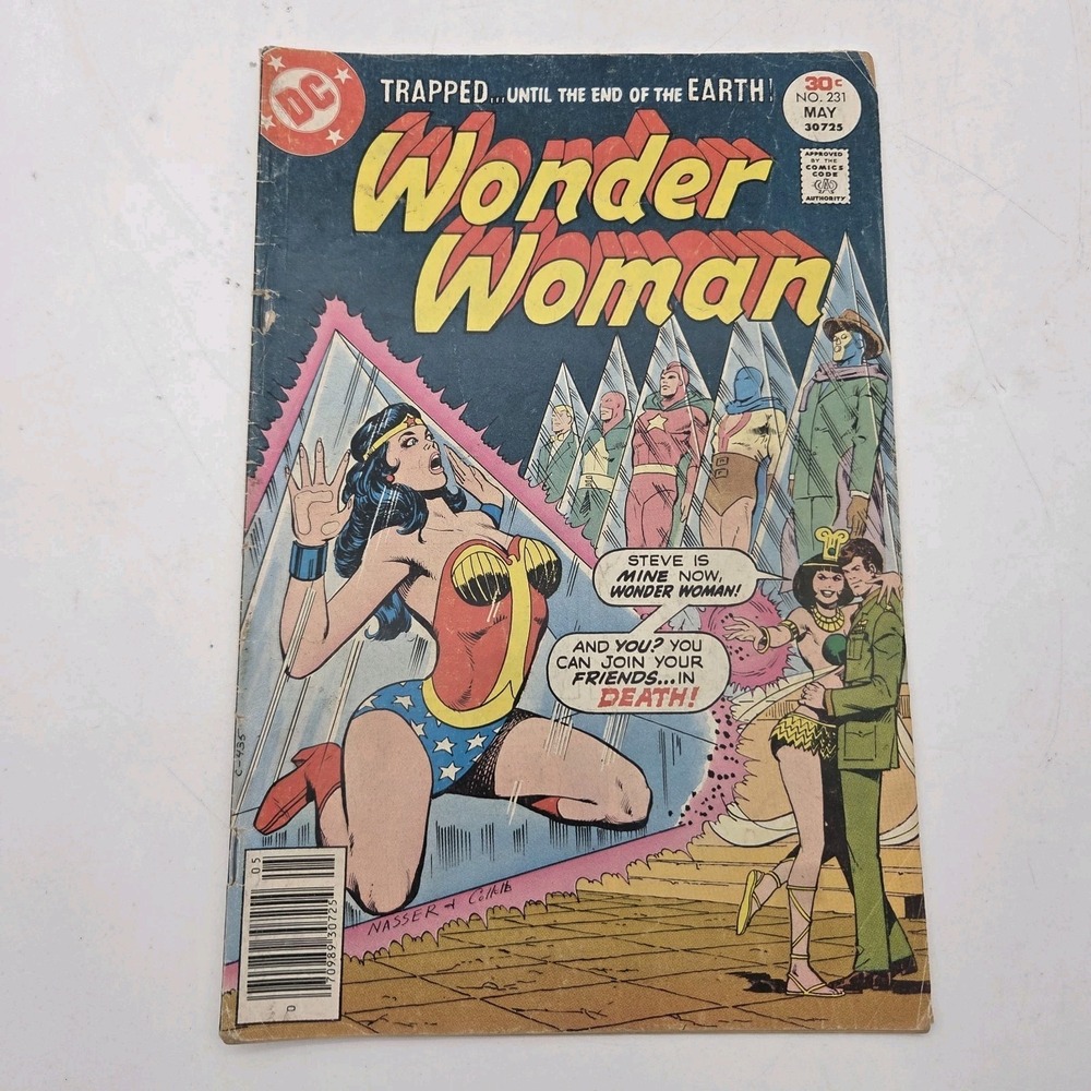 Wonder Woman #231 1977 Sexually Suggestive Mike Netzer Cover